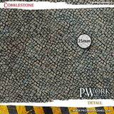 PWORK Wargames - Cobblestone - Wargames Terrain Mat - Gap Games