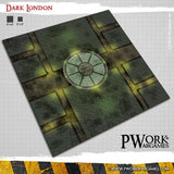 PWORK Wargames - Dark London - Wargames Terrain Mat - Gap Games