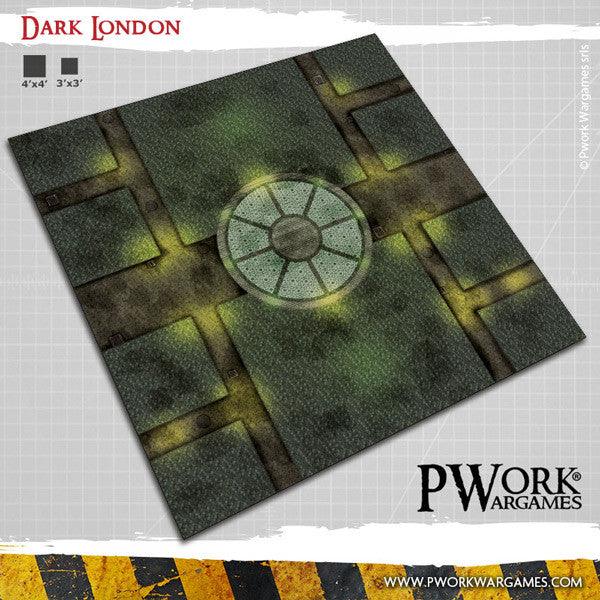 PWORK Wargames - Dark London - Wargames Terrain Mat - Gap Games