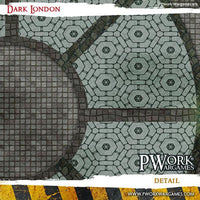 PWORK Wargames - Dark London - Wargames Terrain Mat - Gap Games