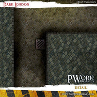 PWORK Wargames - Dark London - Wargames Terrain Mat - Gap Games