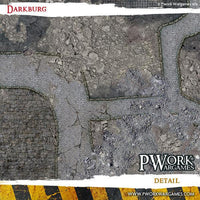 PWORK Wargames - Darkburg - Wargames Terrain Mat - Gap Games