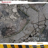 PWORK Wargames - Darkburg - Wargames Terrain Mat - Gap Games