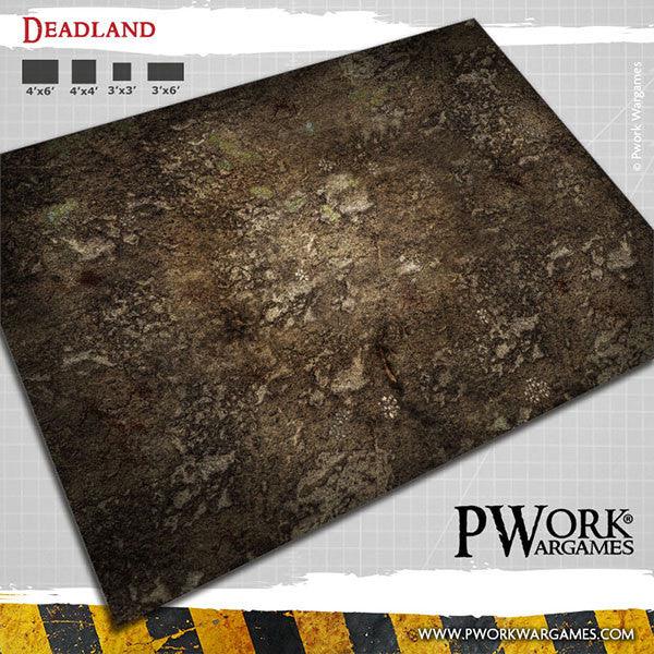 PWORK Wargames - Deadland - Wargames Terrain Mat - Gap Games