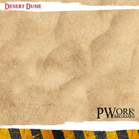 PWORK Wargames - Desert Dune - Wargames Terrain Mat - Gap Games