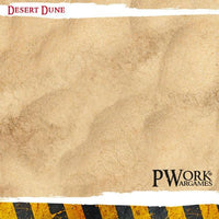 PWORK Wargames - Desert Dune - Wargames Terrain Mat - Gap Games