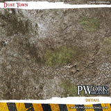 PWORK Wargames - Dust Town - Wargames Terrain Mat - Gap Games