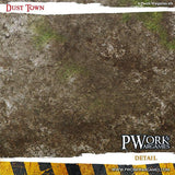 PWORK Wargames - Dust Town - Wargames Terrain Mat - Gap Games