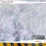 PWORK Wargames - Frosty Plain - Wargames Terrain Mat - Gap Games