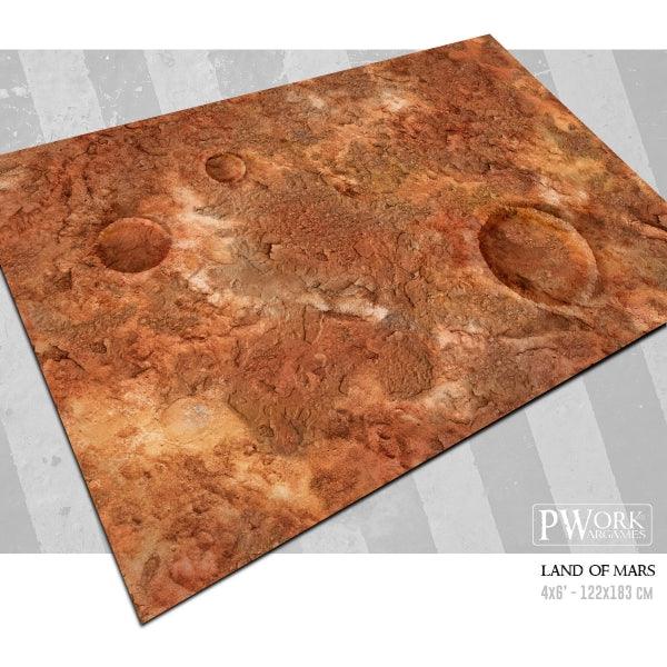 PWORK Wargames - Lands of Mars - Wargames Terrain Mat - Gap Games