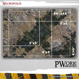 PWORK Wargames - Necropolis - Wargames Terrain Mat - Gap Games