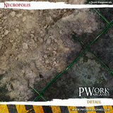 PWORK Wargames - Necropolis - Wargames Terrain Mat - Gap Games