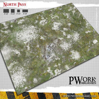 PWORK Wargames - North Pass - Wargames Terrain Mat - Gap Games