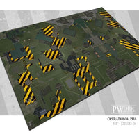 PWORK Wargames - Operation Alpha - Wargames Terrain Mat - Gap Games