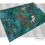 PWORK Wargames - Operation Delta - Wargames Terrain Mat - Gap Games