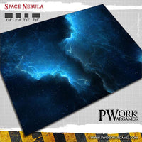 PWORK Wargames - Space Nebula - Wargames Terrain Mat - Gap Games