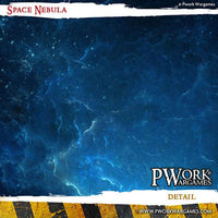 PWORK Wargames - Space Nebula - Wargames Terrain Mat - Gap Games