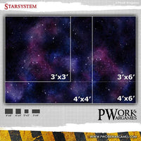 PWORK Wargames - Star System - Wargames Terrain Mat - Gap Games