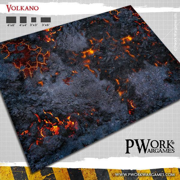 PWORK Wargames - Volkano - Wargames Terrain Mat - Gap Games