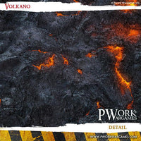 PWORK Wargames - Volkano - Wargames Terrain Mat - Gap Games