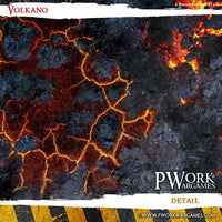 PWORK Wargames - Volkano - Wargames Terrain Mat - Gap Games