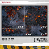 PWORK Wargames - Volkano - Wargames Terrain Mat - Gap Games