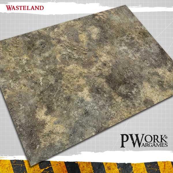 PWORK Wargames - Wasteland - Wargames Terrain Mat - Gap Games