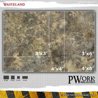 PWORK Wargames - Wasteland - Wargames Terrain Mat - Gap Games