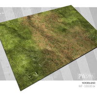 PWORK Wargames - Woodland - Wargames Terrain Mat - Gap Games