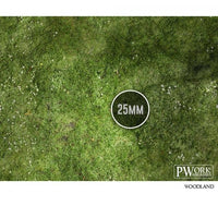 PWORK Wargames - Woodland - Wargames Terrain Mat - Gap Games