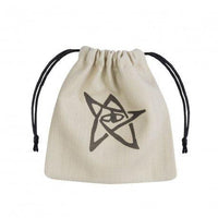 Q Workshop Call Of Cthulhu Dice Bag Beige And Black - Gap Games