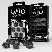 Q Workshop - Cats Dice Set - Waffle Dice Set 7 - Gap Games