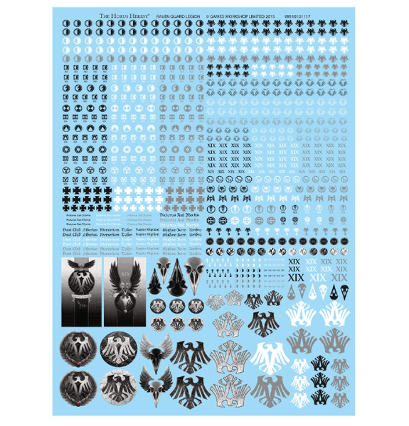 Raven Guard Legion Transfer Sheet - Gap Games