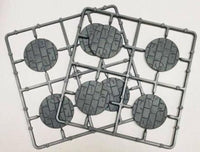 Renedra Bases - 40mm Diameter Paved Bases (8) - Gap Games