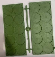 Renedra Bases - Movement Trays 2x5 25mm Round Inset (4) - Gap Games