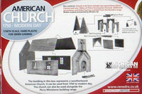 Renedra Terrain - Weather Board American Church 1750 - Modern Day (Plastic) - Gap Games