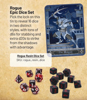 Beadle & Grimm's Rogue EPIC Dice Set & Rolling Tray