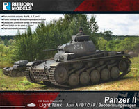 Rubicon Models - Panzer II Ausf A / B / C / F / Beobachtungswagen Light Tank - Gap Games