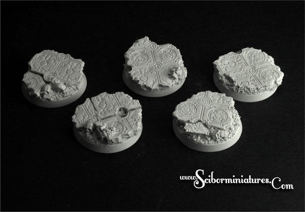 Ruins 32 mm round bases (5) - Gap Games