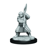 SALE Critical Role Unpainted Miniatures Dwarf Dwendalian Empire Fighter Female - Gap Games