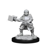 SALE Critical Role Unpainted Miniatures Dwarf Dwendalian Empire Fighter Female - Gap Games