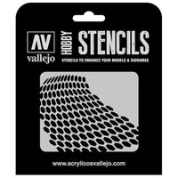 SALE Vallejo Stencils - Sci Fi Fantasy - Distorted Honeycomb - Gap Games