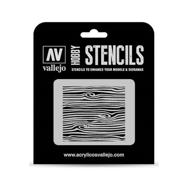 SALE Vallejo Stencils - Texture Effects - Wood Texture Num. 2 - Gap Games