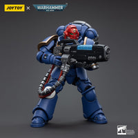 Warhammer Collectibles: 1/18 Scale Ultramarines Hellblasters Sergeant Ulaxes - Pre-Order - Gap Games