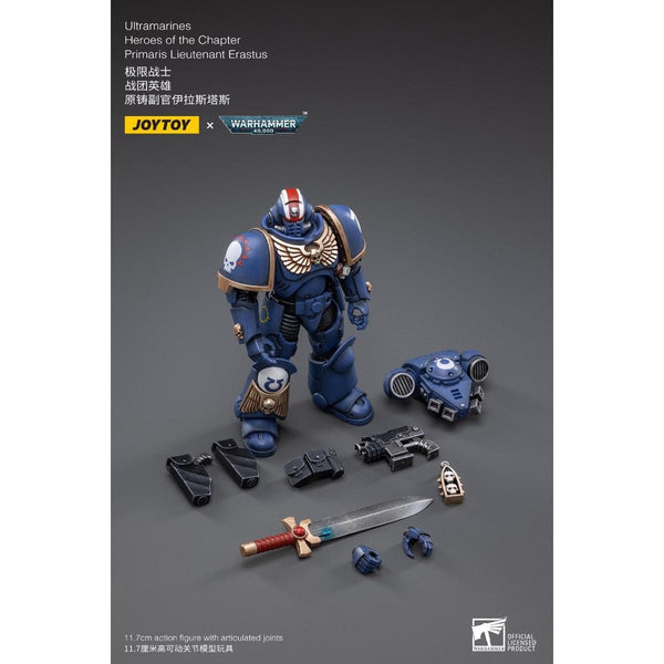 Warhammer Collectibles: 1/18 Scale Ultramarines Primaris Lieutenant Erastus - Gap Games