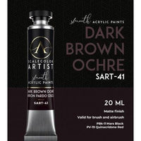 Scale 75 Scalecolor Artist Dark Brown Ochre 20ml - Gap Games