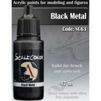 Scale 75 Scalecolor Metal n' Alchemy Black Metal 17ml - Gap Games