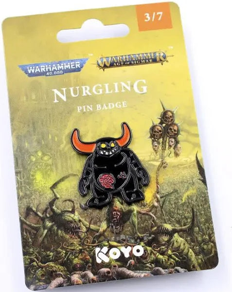 Warhammer Nurgling Pin (Black)