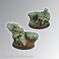 Spartan Ruins 40 mm round bases set2 (2) - Gap Games