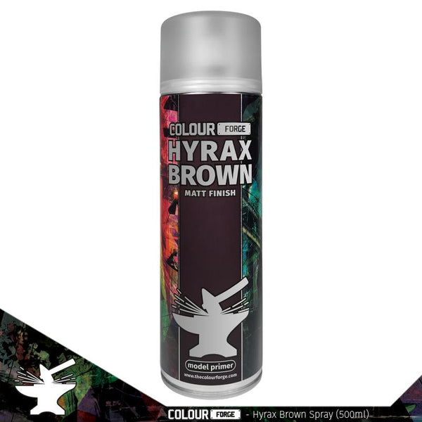 Colour Forge - Aerosol Spray Primer - Hyrax Brown 500ml
